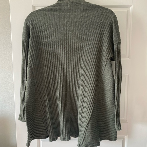 Women’s Olive Green Cardigan - Picture 2 of 3
